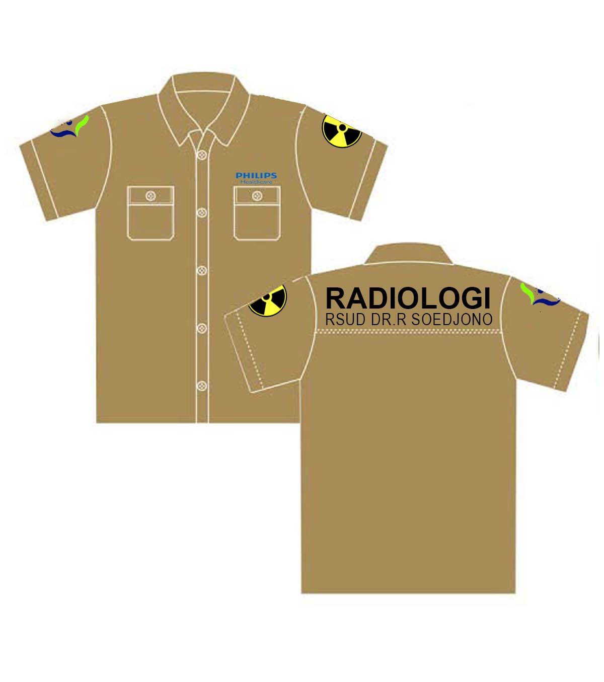 KEMEJA RARDIOLOGI RSUD DR R SOEDJONO LENGAN PENDEK